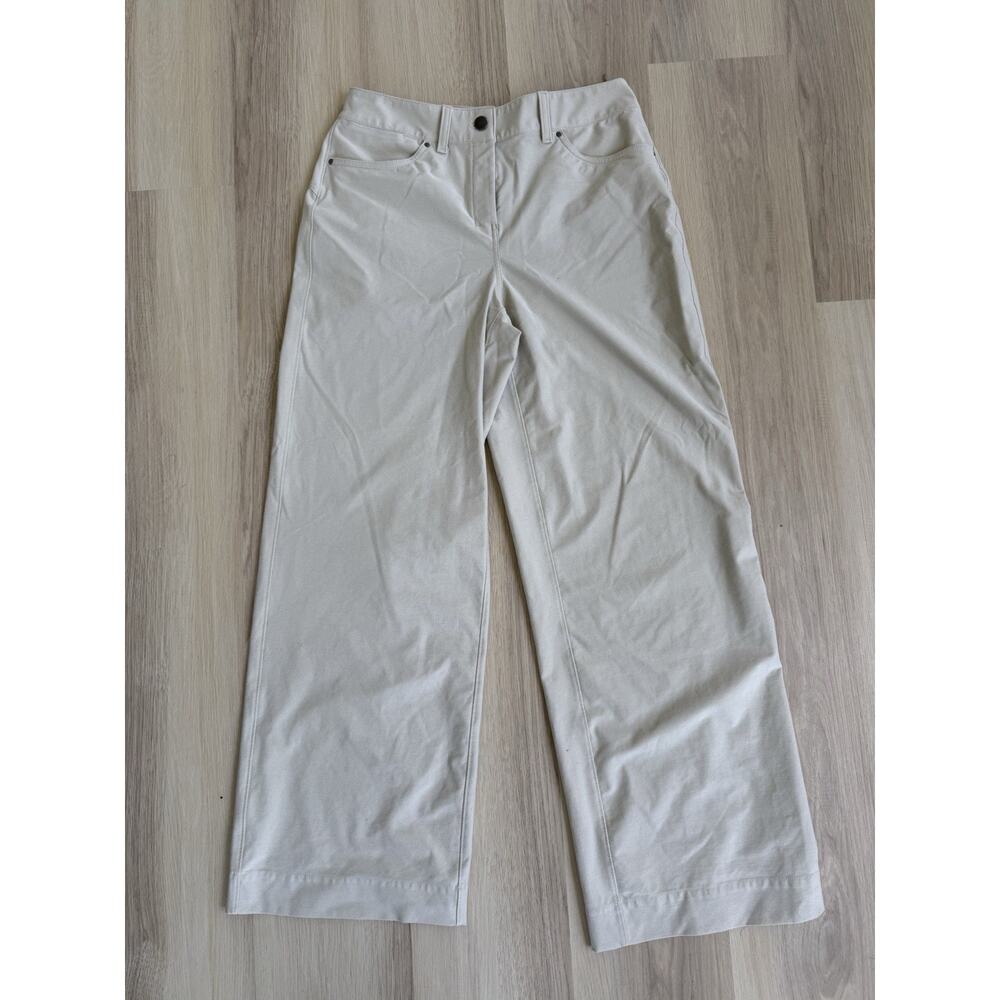 Lululemon City Sleek 5 Pocket Wide Leg High Rise Pant Light Utilitech Women’s 28 - Picture 1 of 9